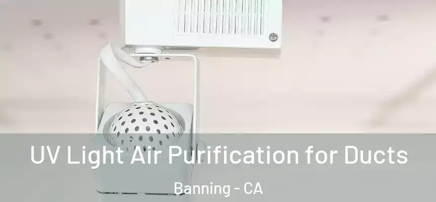  UV Light Air Purification for Ducts Banning - CA